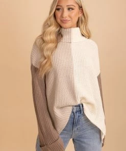 Budget 🎉 Blu Pepper Good Things Unfolding Color Block Sweater 🎉