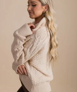 Discount 🛒 Sweaterland Warm Embrace Chunky Cable Knit Sweater - Off White 🛒 -Outerwear Sales 1 6c04f209 408d 487d 8424 3a74d64b70c4 5000x