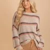 Deals 🧨 Miracle Progress Not Perfection Striped Sweater 🎉