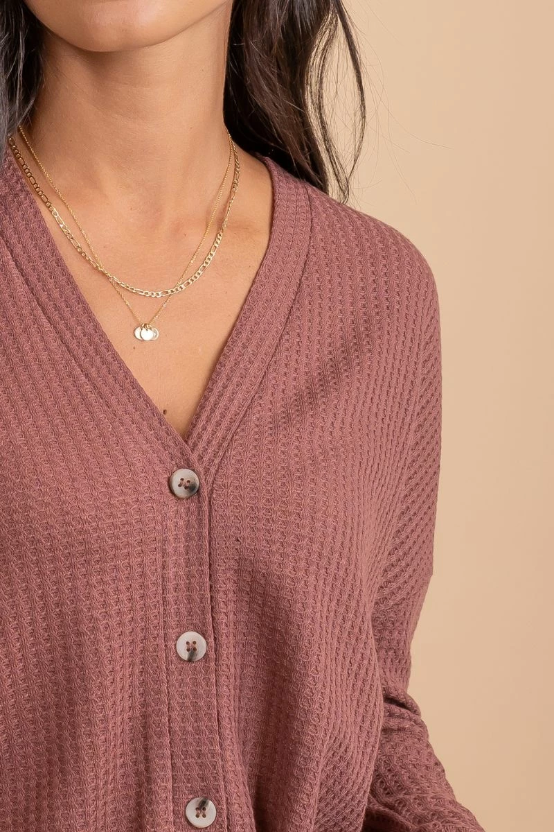 Buy β La Miel Keep It Light Waffle Knit Cardigan π 4 Buy β La Miel Keep It Light Waffle Knit Cardigan π - Image 2