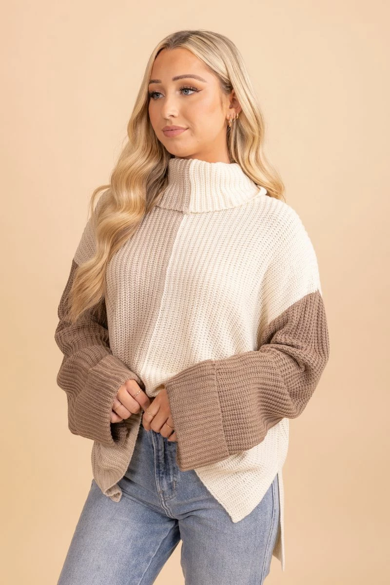 Budget π Blu Pepper Good Things Unfolding Color Block Sweater π 6 Budget π Blu Pepper Good Things Unfolding Color Block Sweater π - Image 4