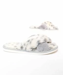 Budget ✨ Elle Bleu COZY KITTEN SLIPPER - Grey Leopard 😀 -Outerwear Sales 5903102 2S8A3878 min 5000x scaled