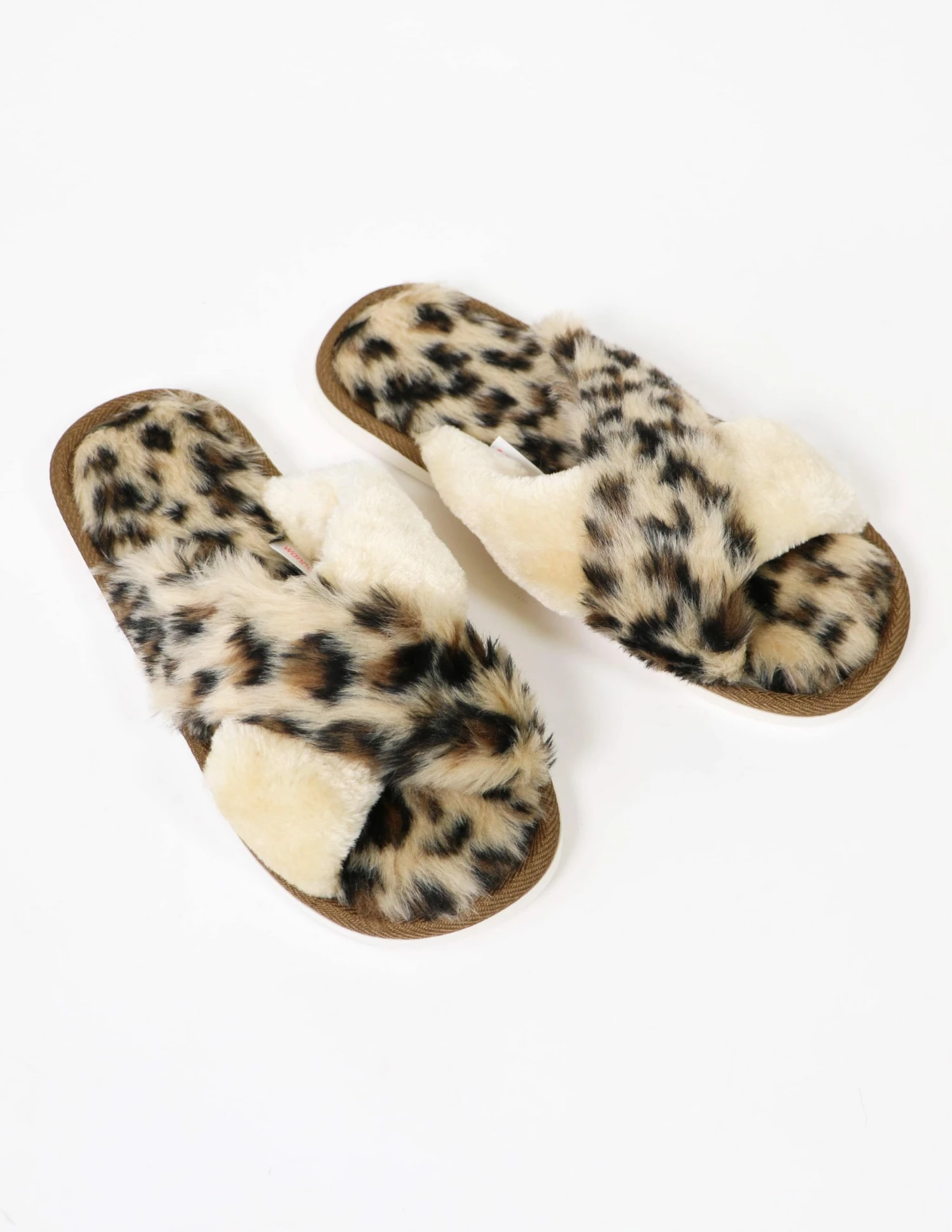 Buy 𧨠Elle Bleu COZY KITTEN SLIPPER - Tan Leopard π 4 Buy 𧨠Elle Bleu COZY KITTEN SLIPPER - Tan Leopard π - Image 2