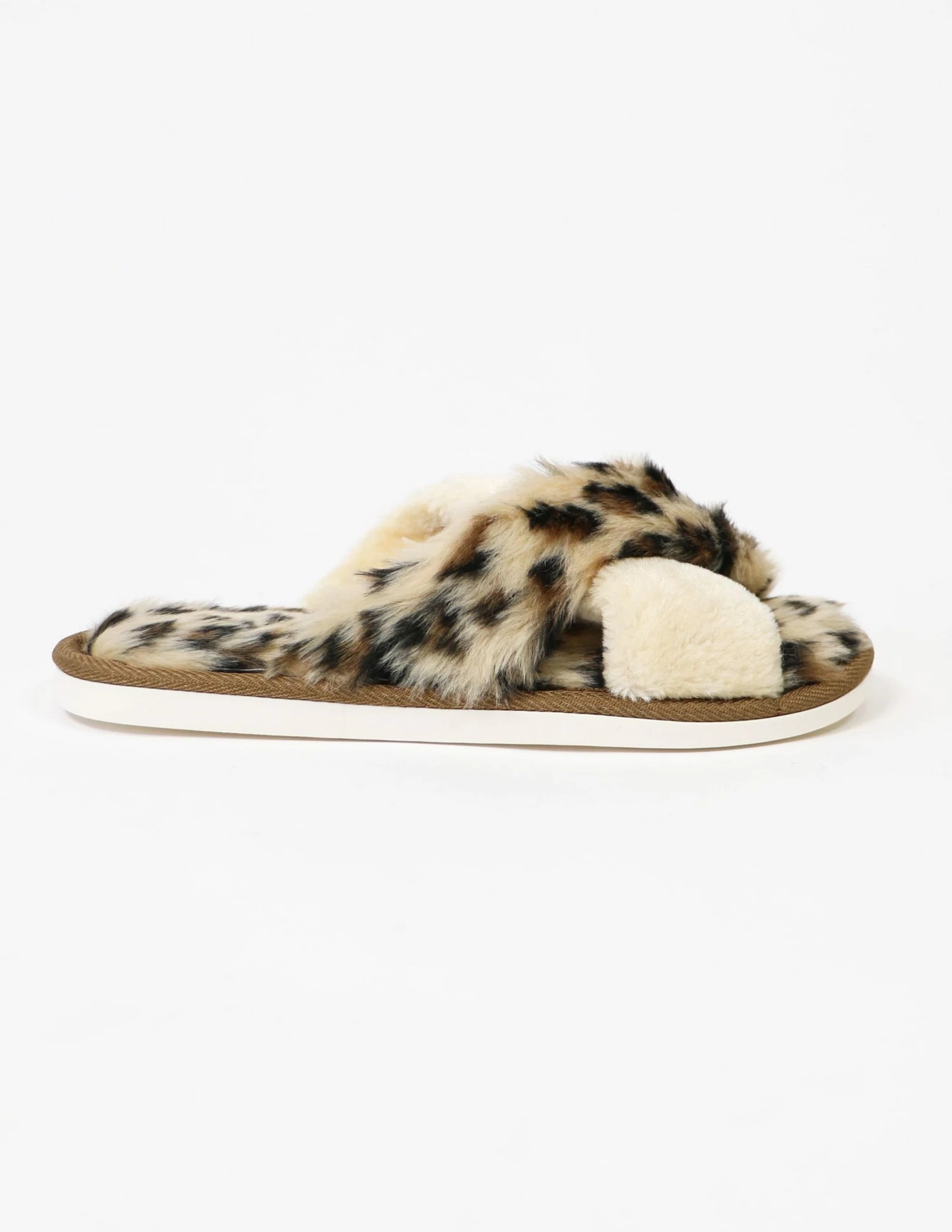 Buy 𧨠Elle Bleu COZY KITTEN SLIPPER - Tan Leopard π 5 Buy 𧨠Elle Bleu COZY KITTEN SLIPPER - Tan Leopard π - Image 3