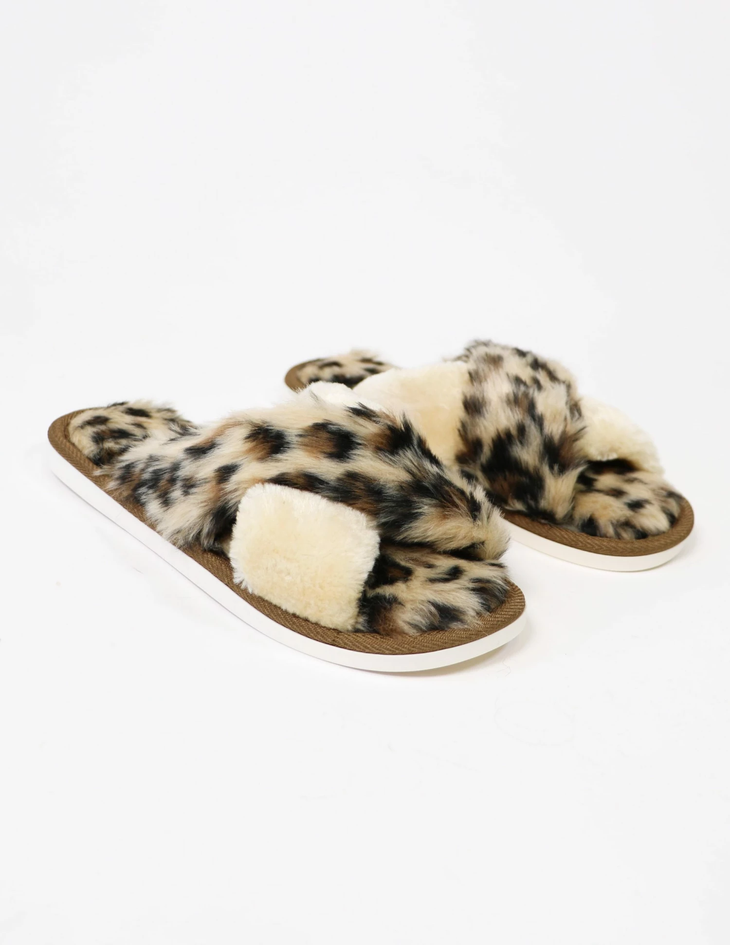 Buy 𧨠Elle Bleu COZY KITTEN SLIPPER - Tan Leopard π 6 Buy 𧨠Elle Bleu COZY KITTEN SLIPPER - Tan Leopard π - Image 4