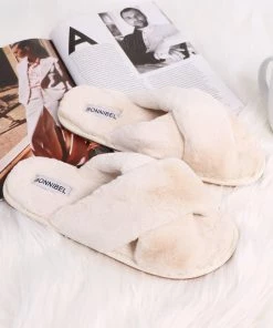 Wholesale π€© Bonnibel FUR THE DREAMERS SLIPPER - Beige π