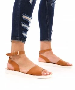 Buy 😉 Forever LONG TIME NO SEA 🩴 SANDAL - Tan ✨