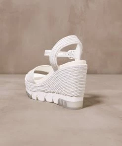 New ❤️ MIA WHITE NOISE WEDGE 😍 -Outerwear Sales 6203695 miawhitenoisesandalwedge4 5000x scaled