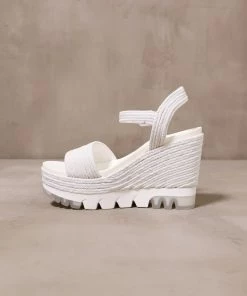 New ❤️ MIA WHITE NOISE WEDGE 😍 -Outerwear Sales 6203696 miawhitenoisesandalwedge3 5000x scaled