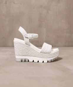 New ❤️ MIA WHITE NOISE WEDGE 😍 -Outerwear Sales 6203698 miawhitenoisesandalwedge1 5000x scaled