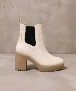 Cheapest 🧨 Chinese Laundry CHELSEA YOU AROUND BOOT ❤️ -Outerwear Sales 6208215 chineselaundrychelseayouaroundcreamboot3 5000x scaled