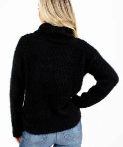 Brand new 💯 Bella Ella Boutique Beautiful Soul Turtleneck Sweater 🧨 -Outerwear Sales Beautiful Soul Turtleneck Black Back 5000x