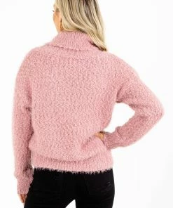 Brand new 💯 Bella Ella Boutique Beautiful Soul Turtleneck Sweater 🧨 -Outerwear Sales Beautiful Soul Turtleneck Mauve Back 5000x