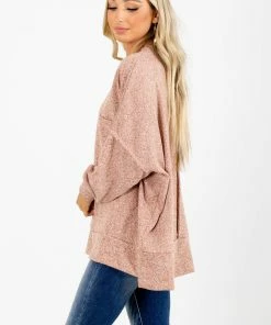 Flash Sale 😀 Zenana She's So Cute Pocket Sweater 💯 -Outerwear Sales She s So Cute Pocket Sweater Side 5000x