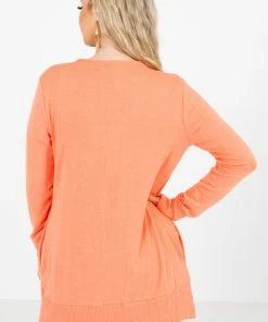 Best deal 💯 Zenana Snap Button Basic Cardigan 👏 -Outerwear Sales SnapButtonBasicPinkCardiganBack 5000x