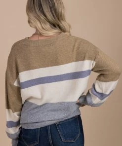 Cheapest 🔔 Be Cool Off The Record Striped Pullover Sweater - Gray 👏 -Outerwear Sales back 1a6319db 8b4a 436e ad45 0ff50bdc4727 5000x