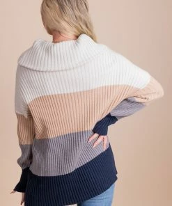 Coupon 😉 Wholesale Fashion Trends Me Plus You Striped Cowl Neck Sweater - Gray ⌛ -Outerwear Sales back 80059ce0 5b4a 4042 9ff9 94ceeec1b348 5000x