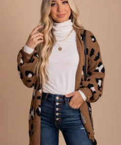 Deals 👏 Very J Run Wild Leopard Print Cardigan 🤩
