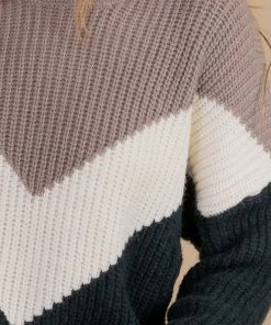 Buy 🔥 Eesome Let It Snow Chevron Striped Knit Sweater - Dark Green 🧨 -Outerwear Sales detail 5b37ca6a 1759 4038 84c4 f28b593f2229 5000x