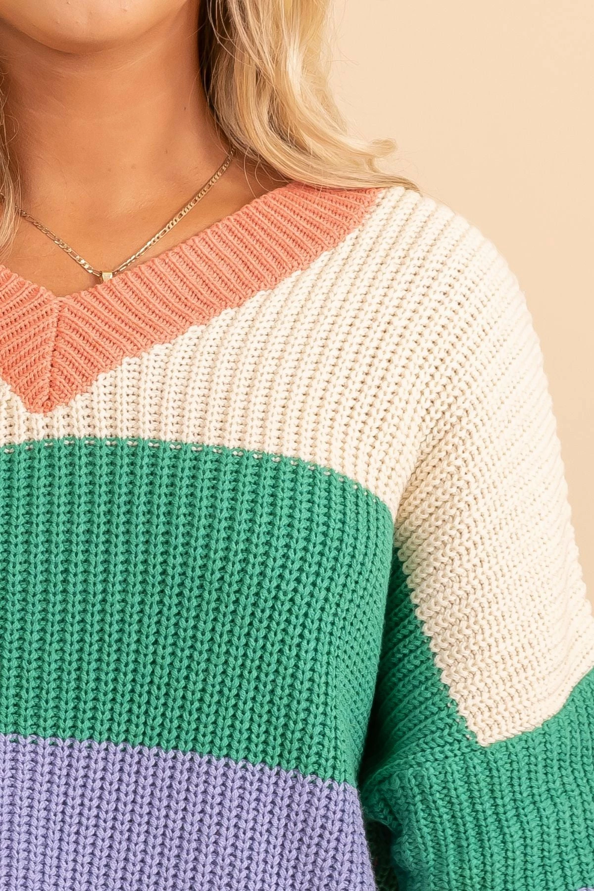 Best Pirce π Wholesale Fashion Trends Life In Color Striped Sweater π₯° 5 Best Pirce π Wholesale Fashion Trends Life In Color Striped Sweater π₯° - Image 3