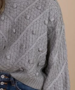 Best deal 🥰 Very J Winter Splendor Textured Knit Sweater 🎉 -Outerwear Sales gray detail fae6998c 7baf 4684 bc85 9b04b9f6eada 5000x
