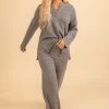 Best deal 🛒 Very J Cozy Dreaming Sweater Top And Pants Set 💯 -Outerwear Sales graysetfront 5000x