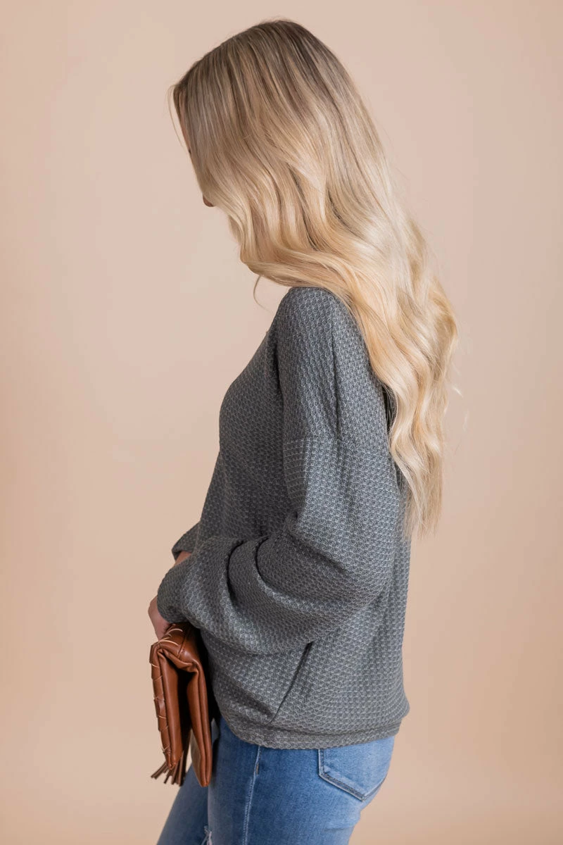 Deals π 7th Ray Road To Home Waffle Knit Sweater π― 4 Deals π 7th Ray Road To Home Waffle Knit Sweater π― - Image 2