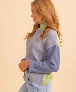 Budget 🛒 Wholesale Fashion Trends Painted Canvas Color Block Turtleneck Sweater 😍 -Outerwear Sales greenside ecd45750 f173 4ff5 b738 94722599abfc 5000x