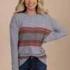 Brand new 💯 Be Cool Life She's Imagined Striped Pullover - Gray 🥰 -Outerwear Sales main 3e86c600 4e0f 4e42 b280 0506247d3fcf 5000x