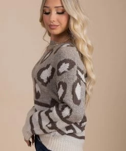 Best reviews of 💯 Be Cool Tamed By You Leopard Striped Sweater - Brown 🎁 -Outerwear Sales side a1f046ee e088 4c8d b8b5 7415d333d40b 5000x